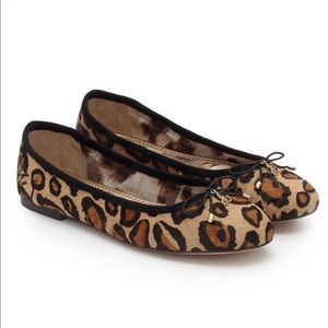 Sam Edelman Felicia Ballet Flat, Sz 6.5, Leopard